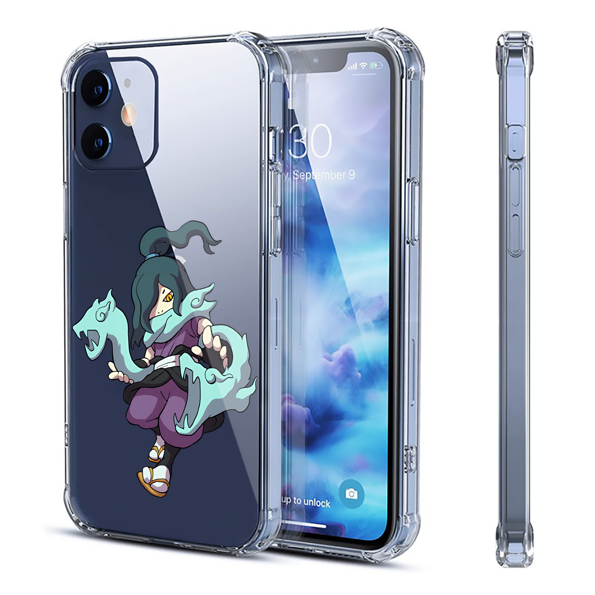（画像用） 妖怪ウォッチ Yo-kai Watch 【iPhone 12シリーズ対応】透明スマホケース（クリアソフトケース）